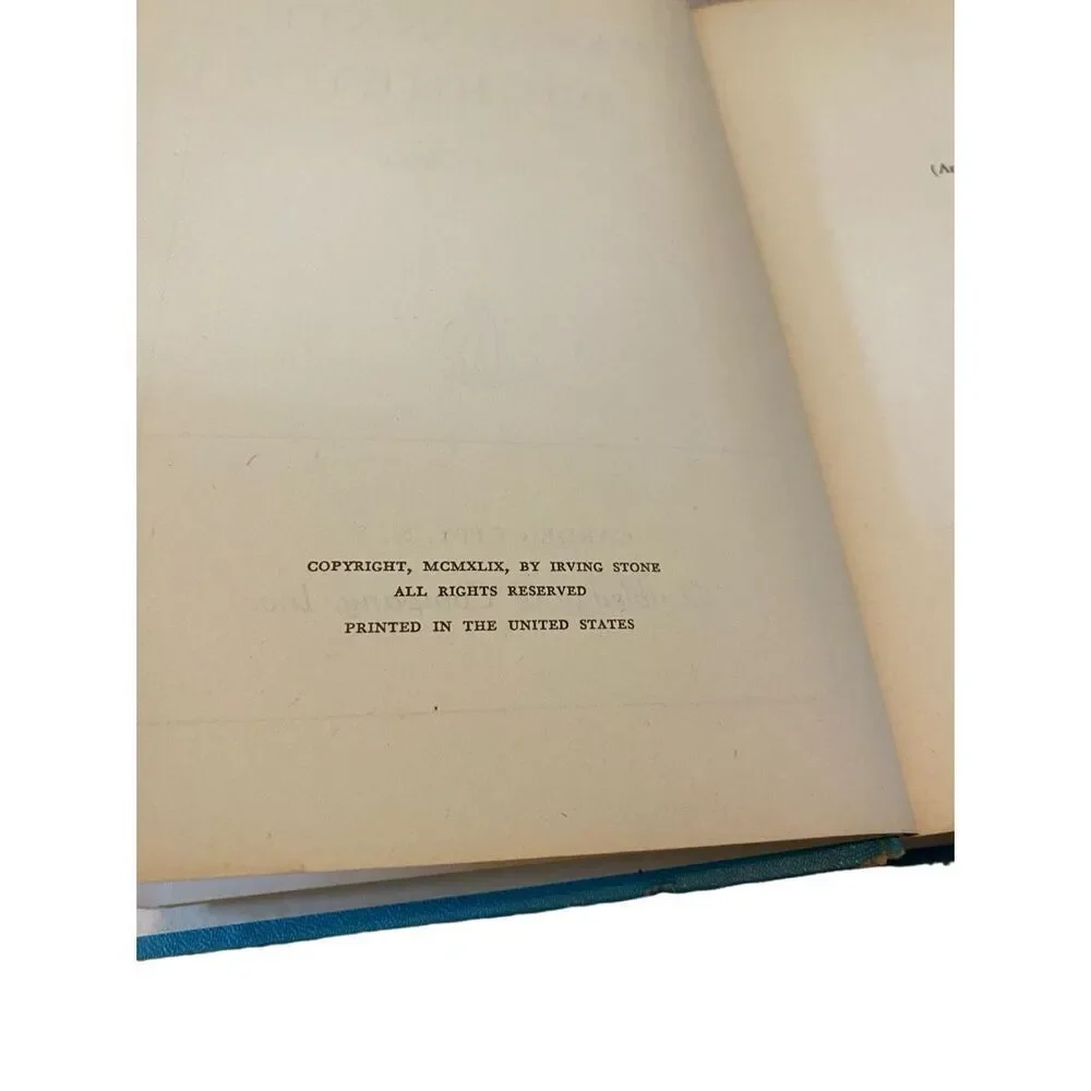 The Passionate Journey By Irving Stone Hardcover Book Novel